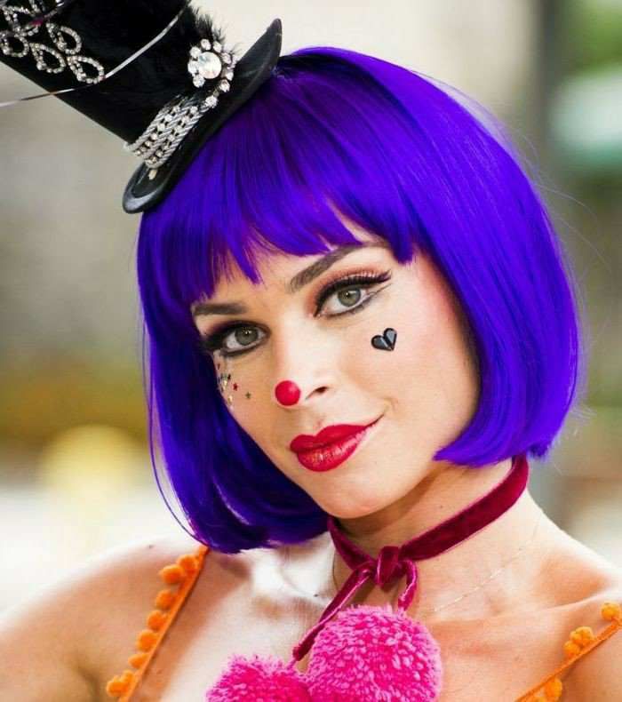 ¡Ideas de maquillaje para carnaval!  |  Lo que pasa con las mujeres en 2019 |  Pinterest |  Maquillaje de Halloween, disfraz de bricolaje y fiesta de circo.