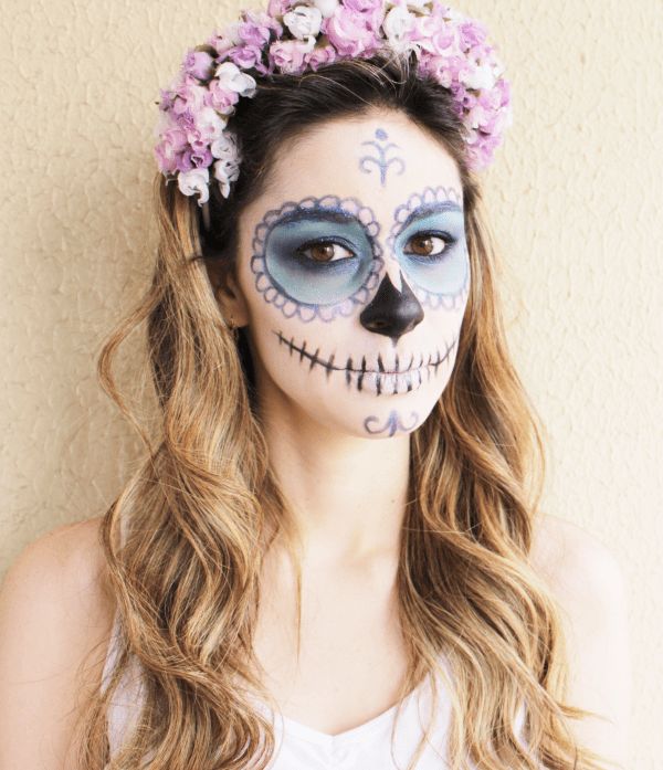 Pin en Skull |  Pinterest |  Halloween, maquillaje de Halloween y maquillaje de disfraces