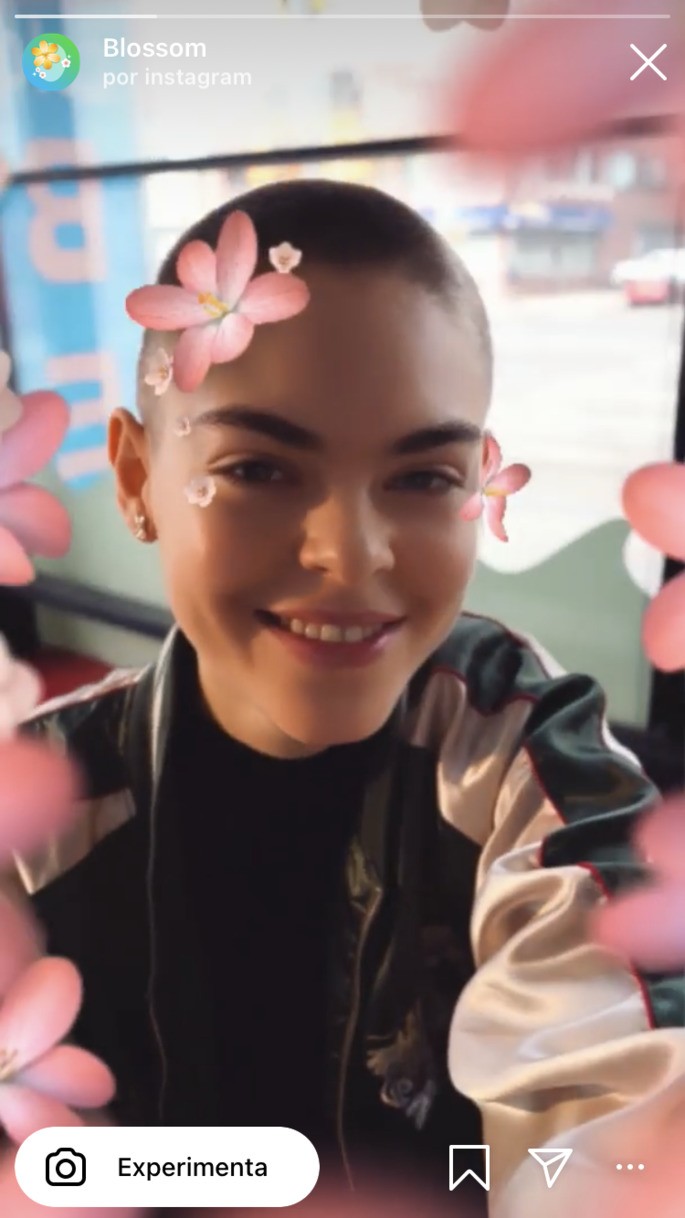 Filtro Flor de Instagram