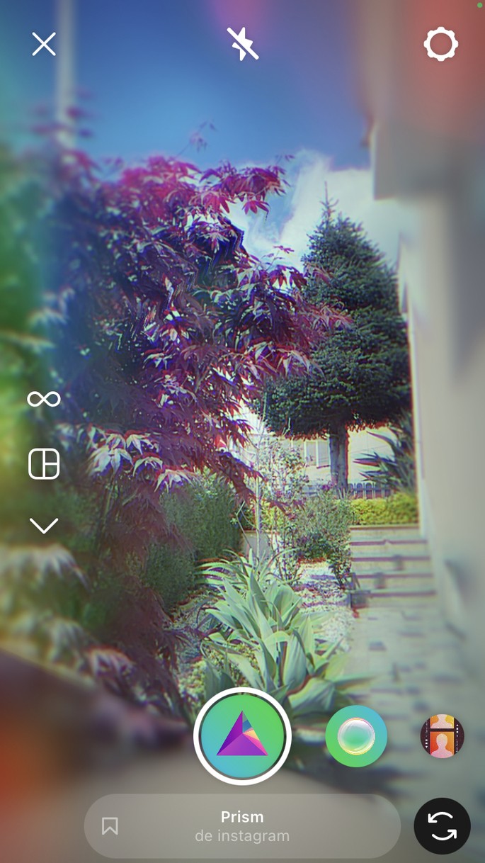 Efecto jardín Instagram